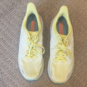 Hoka Women's Light Yellow Athletic Shoes